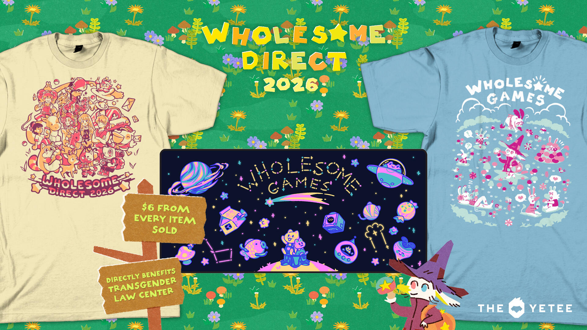 Wholesome Direct Merch from The Yetee